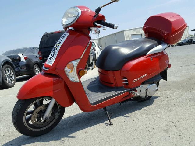 LC2D2H123EC100140 - 2014 KYMCO USA INC LIKE 200I RED photo 2