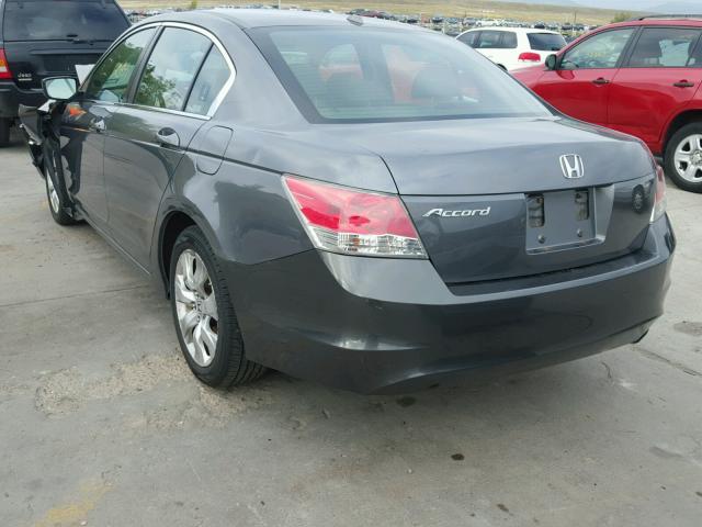 1HGCP2F87AA165641 - 2010 HONDA ACCORD EXL GRAY photo 3