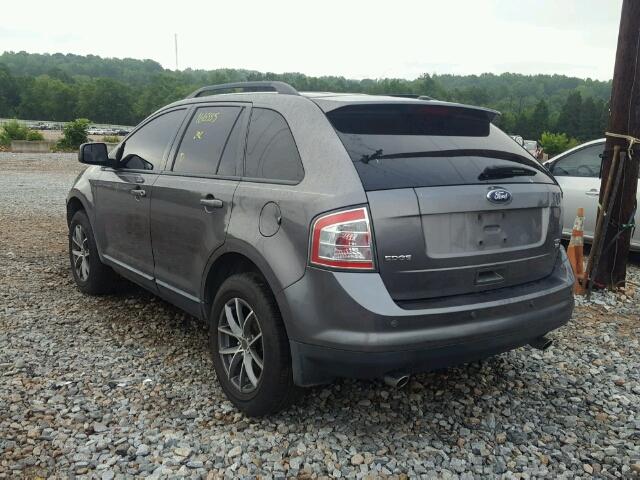 2FMDK4JC3ABA95516 - 2010 FORD EDGE SEL GRAY photo 3