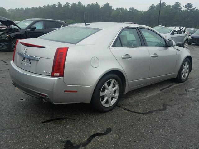 1G6DF577X80135453 - 2008 CADILLAC CTS SILVER photo 4