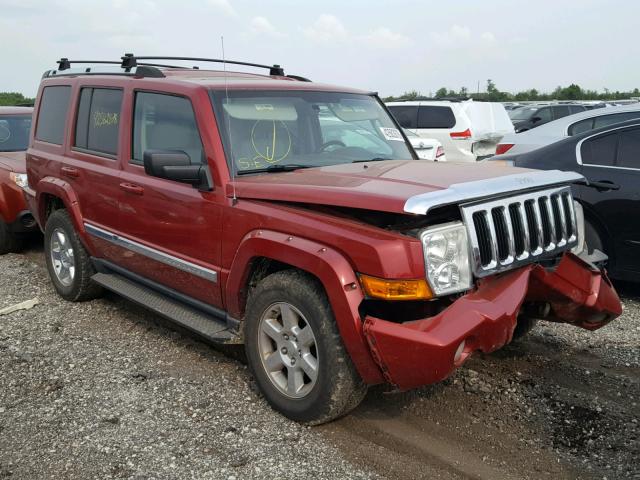 1J8HG58N06C175571 - 2006 JEEP COMMANDER RED photo 1