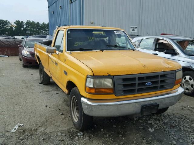 1FTEF25H2PNB02489 - 1993 FORD F250 YELLOW photo 1