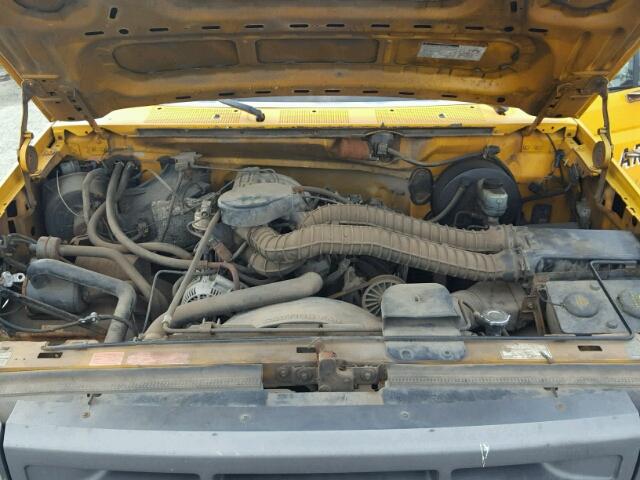 1FTEF25H2PNB02489 - 1993 FORD F250 YELLOW photo 7