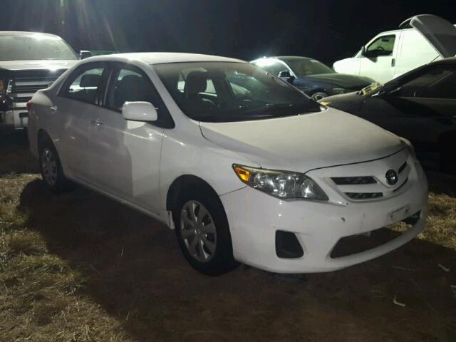 2T1BU4EE0BC629582 - 2011 TOYOTA COROLLA BA WHITE photo 1