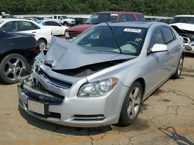 1G1ZC5E08CF163056 - 2012 CHEVROLET MALIBU 1LT ვერცხლისფერი ფოტო 2