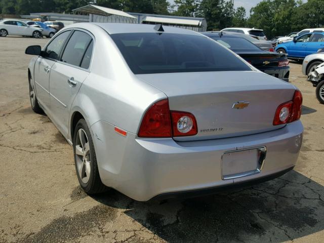 1G1ZC5E08CF163056 - 2012 CHEVROLET MALIBU 1LT ვერცხლისფერი ფოტო 3