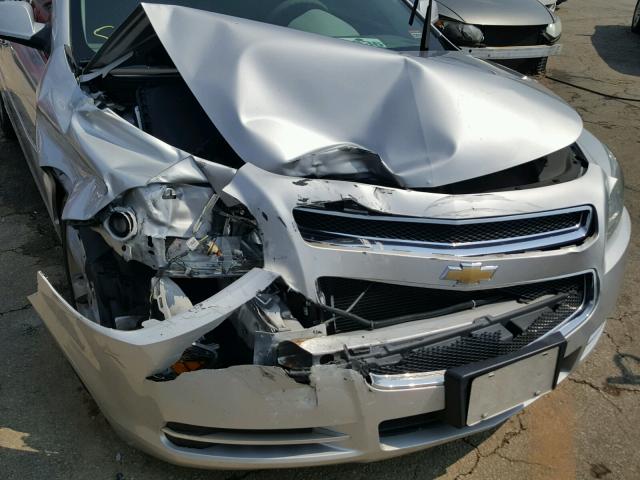 1G1ZC5E08CF163056 - 2012 CHEVROLET MALIBU 1LT ვერცხლისფერი ფოტო 9