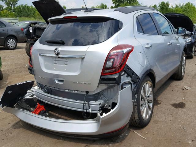 KL4CJASB7HB160840 - 2017 BUICK ENCORE PRE SILVER photo 4