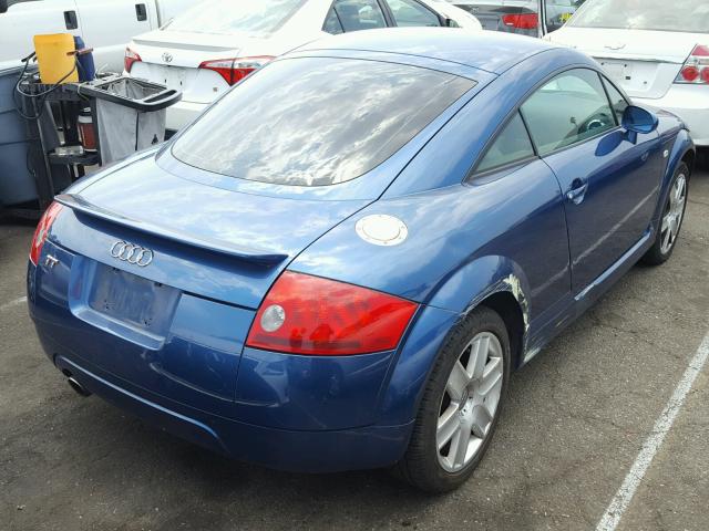 TRUSC28N731009746 - 2003 AUDI TT BLUE photo 4