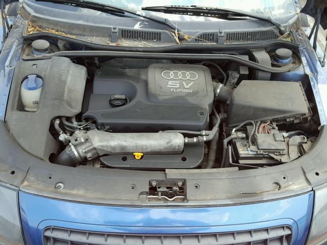 TRUSC28N731009746 - 2003 AUDI TT BLUE photo 7