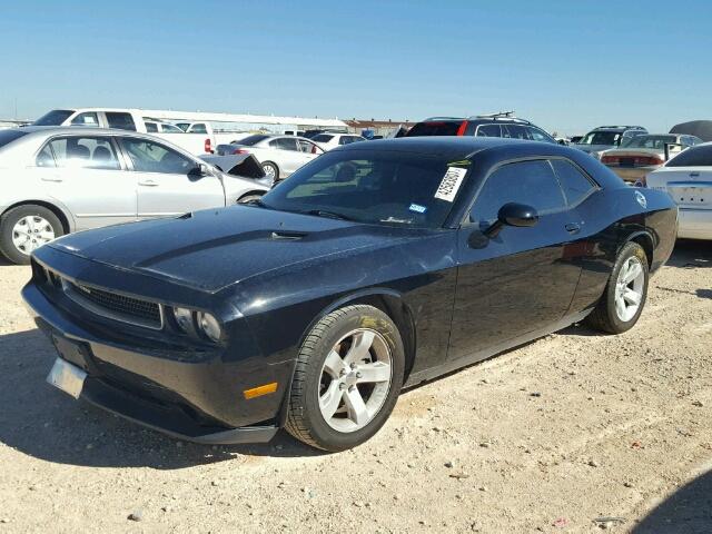 2C3CDYAG8DH569874 - 2013 DODGE CHALLENGER BLACK photo 2