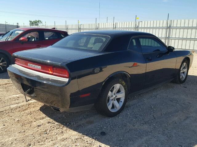 2C3CDYAG8DH569874 - 2013 DODGE CHALLENGER BLACK photo 4