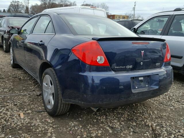 1G2ZH57N694119941 - 2009 PONTIAC G6 BLUE photo 3