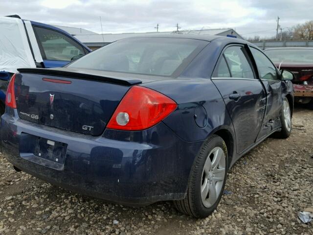 1G2ZH57N694119941 - 2009 PONTIAC G6 BLUE photo 4