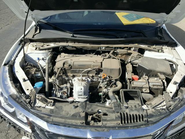 1HGCR2F50GA171080 - 2016 HONDA ACCORD SPO WHITE photo 7