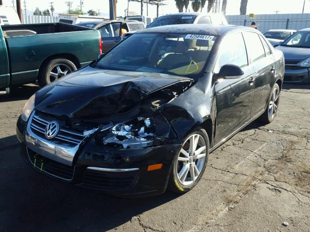 3VWSF71K37M091883 - 2007 VOLKSWAGEN JETTA BLACK photo 2