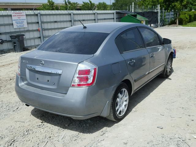 3N1AB6AP7AL707388 - 2010 NISSAN SENTRA 2.0 GRAY photo 4