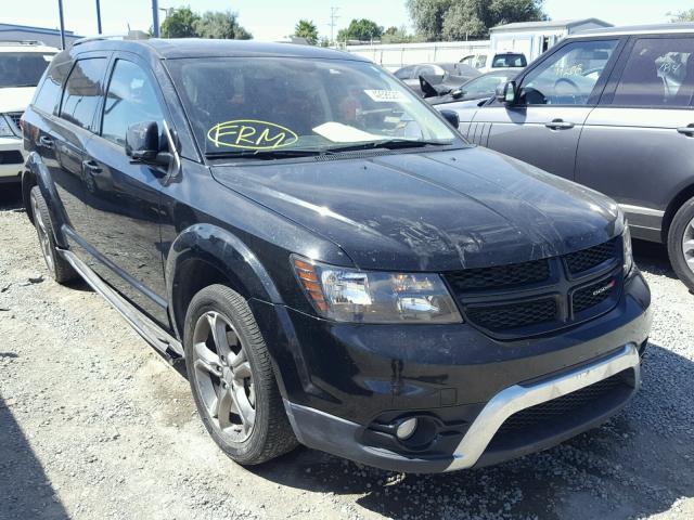 3C4PDCGG3FT596465 - 2015 DODGE JOURNEY CR BLACK photo 1