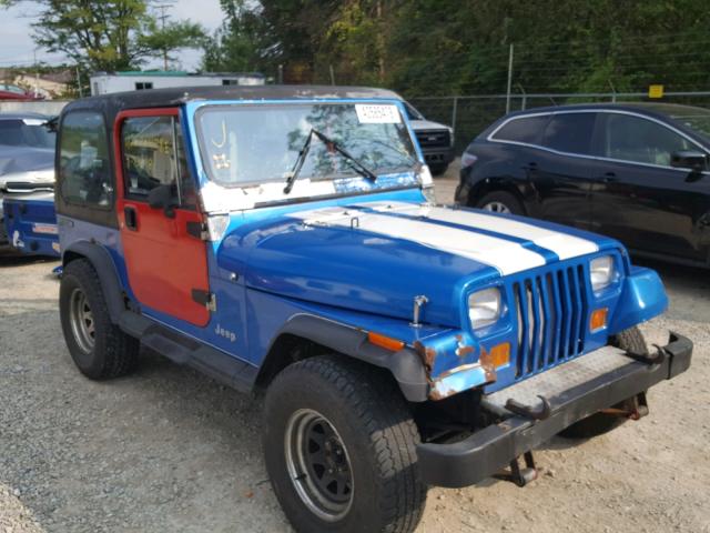 2BCHL81J4HB510301 - 1987 JEEP WRANGLER BLUE photo 1