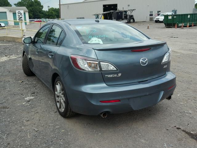 JM1BL1W61C1519106 - 2012 MAZDA 3 S BLUE photo 3