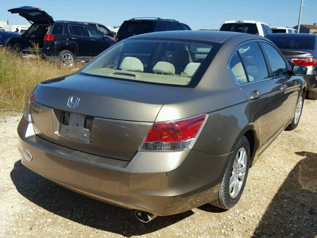 1HGCP26408A159168 - 2008 HONDA ACCORD LXP GOLD photo 4