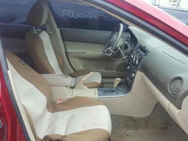 1YVFP80C845N19041 - 2004 MAZDA 6 I Rojo foto 5