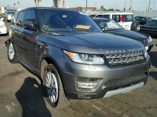 SALWR2VF4GA650195 - 2016 LAND ROVER RANGE ROVE GRAY photo 1