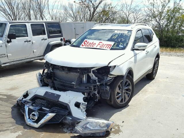 5N1AT2MT0GC914880 - 2016 NISSAN ROGUE S WHITE photo 2