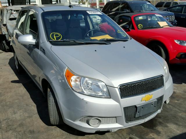 KL1TD6DE3AB109706 - 2010 CHEVROLET AVEO LS SILVER photo 1