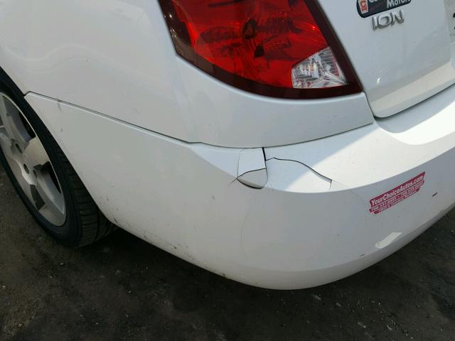 1G8AL55FX6Z105097 - 2006 SATURN ION LEVEL WHITE photo 9