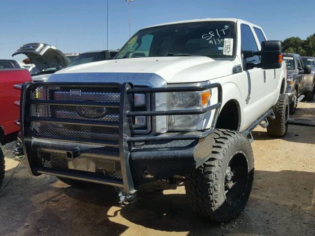 1FT7W2BT1EEA60122 - 2014 FORD F250 WHITE photo 2