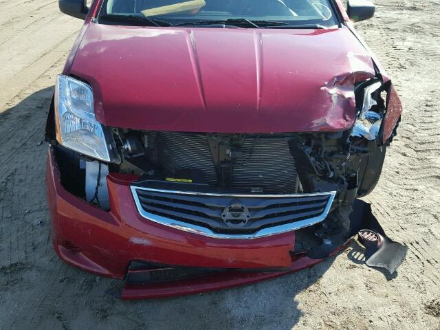 3N1AB6AP1CL780162 - 2012 NISSAN SENTRA 2.0 RED photo 9