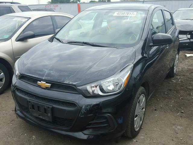 KL8CB6SA2GC551077 - 2016 CHEVROLET SPARK LS BLACK photo 2