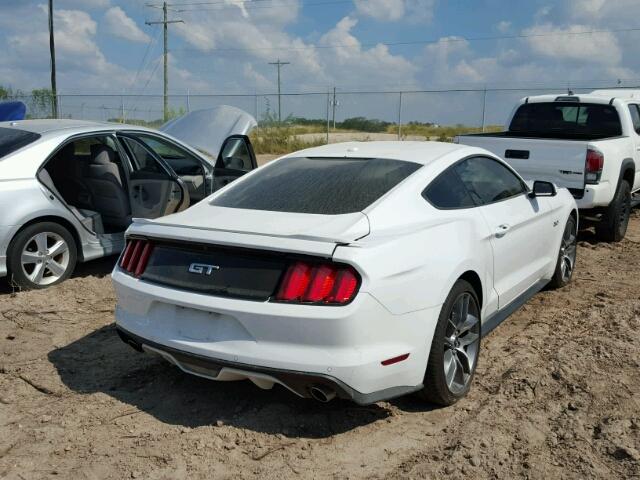 1FA6P8CF7G5240878 - 2016 FORD MUSTANG GT WHITE photo 4