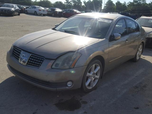 1N4BA41E84C809439 - 2004 NISSAN MAXIMA SE GRAY photo 2