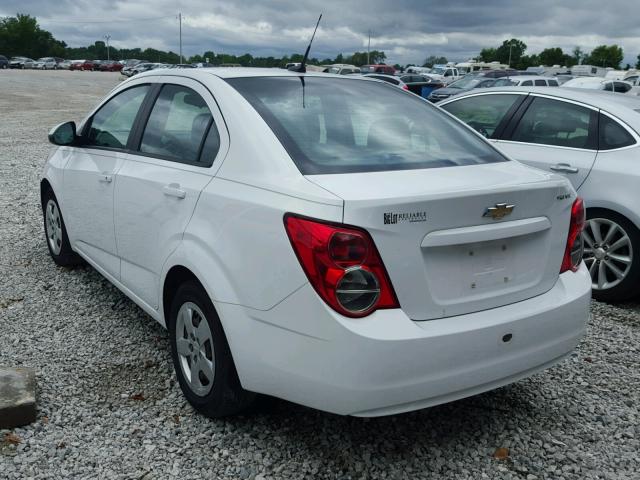 1G1JA5SHXD4132322 - 2013 CHEVROLET SONIC LS 白色 照片 3