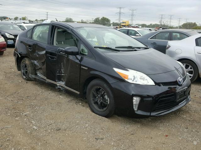 JTDKN3DU5E1821671 - 2014 TOYOTA PRIUS BLACK photo 1