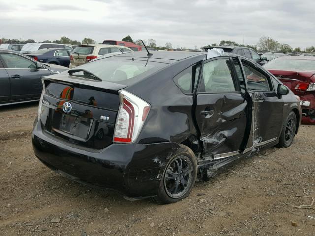 JTDKN3DU5E1821671 - 2014 TOYOTA PRIUS 黑色 照片 4