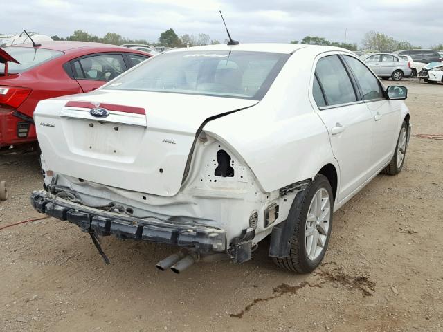 3FAHP0JA0CR376147 - 2012 FORD FUSION WHITE photo 4