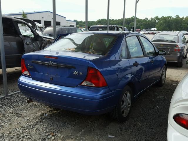 1FAFP34323W325462 - 2003 FORD FOCUS SE C BLUE photo 4