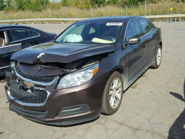 1G11C5SL6FF252477 - 2015 CHEVROLET MALIBU 1LT 棕色 照片 2