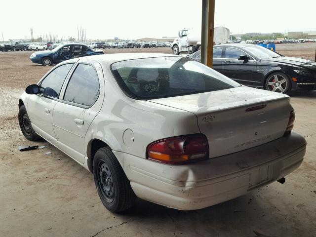 1B3EJ46X9WN214237 - 1998 DODGE STRATUS WHITE photo 3