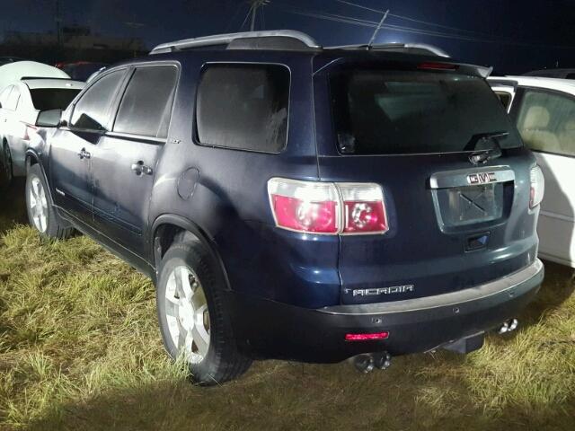 1GKER33758J197229 - 2008 GMC ACADIA SLT BLUE photo 3