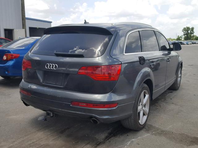 WA1EV74L17D066624 - 2007 AUDI Q7 4.2 QUA CHARCOAL photo 4