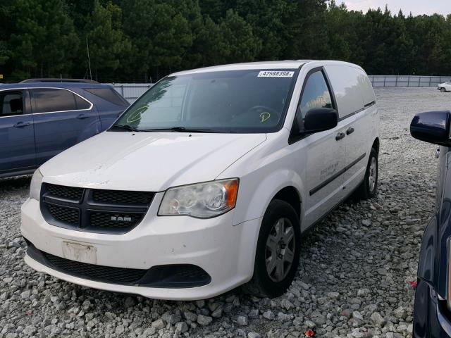 2C4JDGAGXCR307988 - 2012 DODGE RAM VAN WHITE photo 2