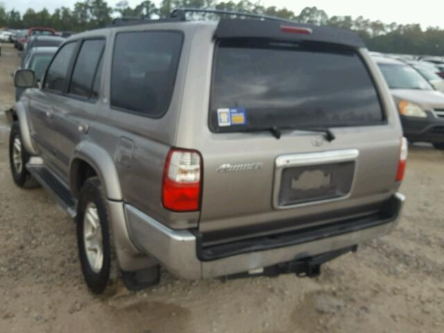 JT3GN86RX20236392 - 2002 TOYOTA 4RUNNER GRAY photo 3