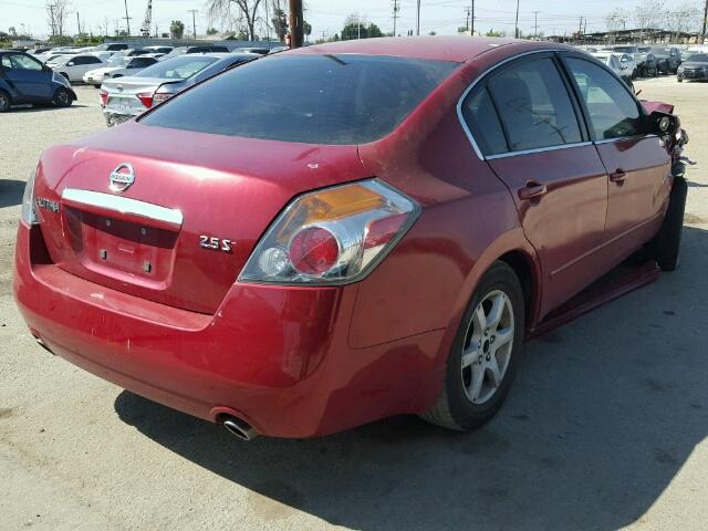 1N4AL21E89C108854 - 2009 NISSAN ALTIMA 2.5 RED photo 4