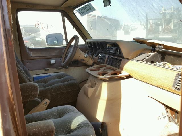 2B6HB23T9HK295872 - 1987 DODGE RAM VAN B2 BROWN photo 5