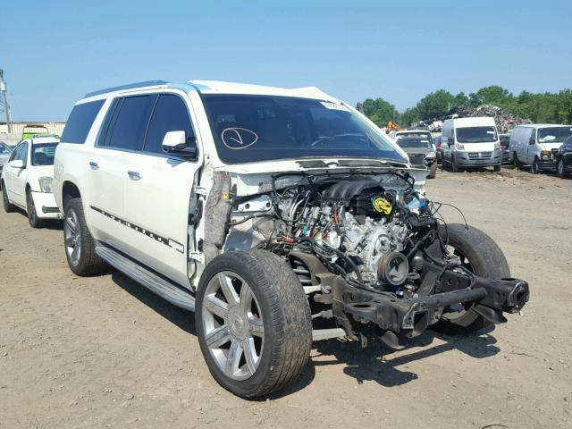 1GYS3HKJ2FR298716 - 2015 CADILLAC ESCALADE E WHITE photo 1