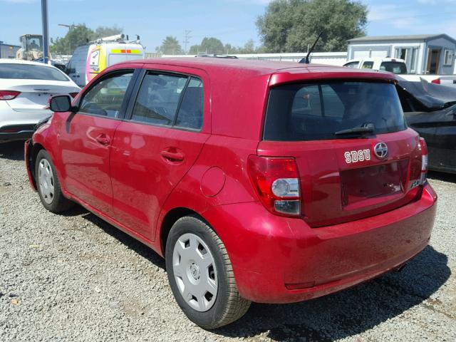 JTKKU10488J030996 - 2008 TOYOTA SCION XD RED photo 3